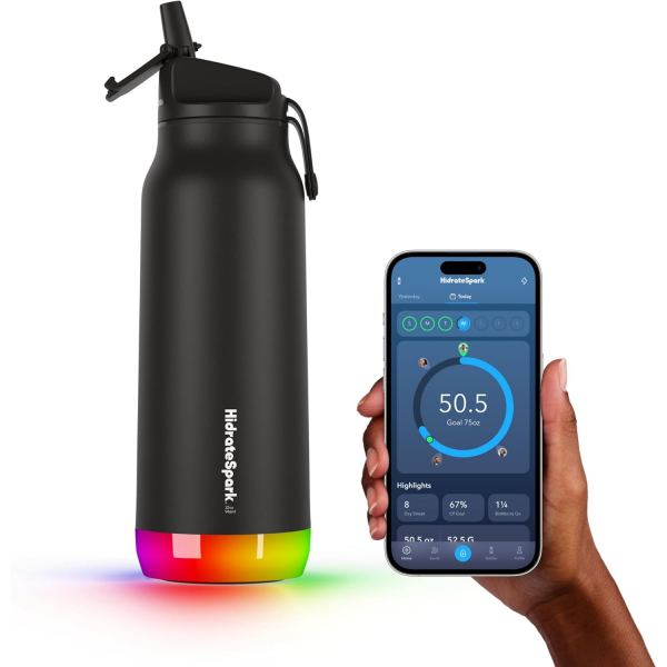HidrateSpark Straw PRO Serisi Akll Su iesi(950 mL)-Black