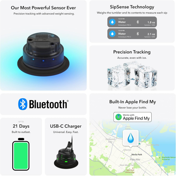 Hidrate Spark PRO 2 Akll Su Bardak iesi (890mL)-Flamingo