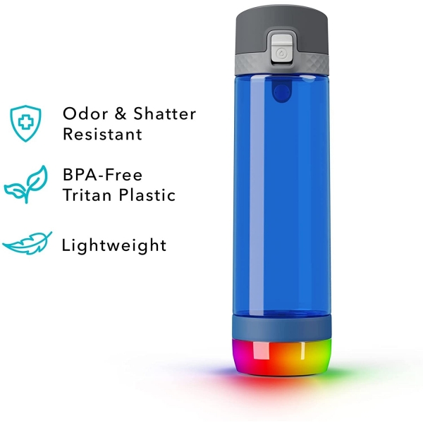 Hidrate Spark PRO Tritan Plastik Akıllı Su Şişesi (710 ml)-Deep Blue