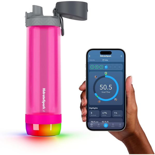 Hidrate Spark PRO Tritan Plastik Akll Su iesi (710 ml)-Fruit Punch