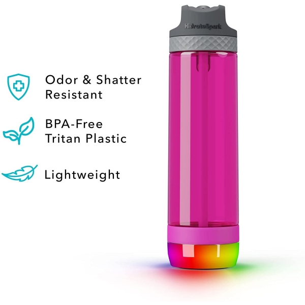 Hidrate Spark PRO Tritan Plastik Pipetli Akıllı Su Şişesi (710 ml)-Fruit Punch