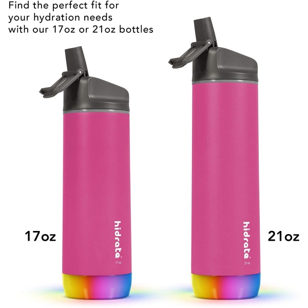 Hidrate Spark PRO Paslanmaz Çelik Pipetli Akıllı Su Şişesi (500ml)-Fruit Punch