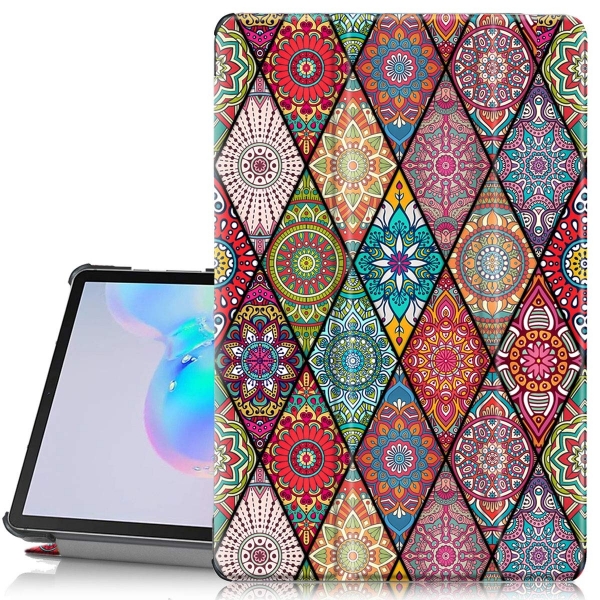 Hocase Samsung Galaxy Tab S6 Klf (10.5 in)-Mandala Flowers