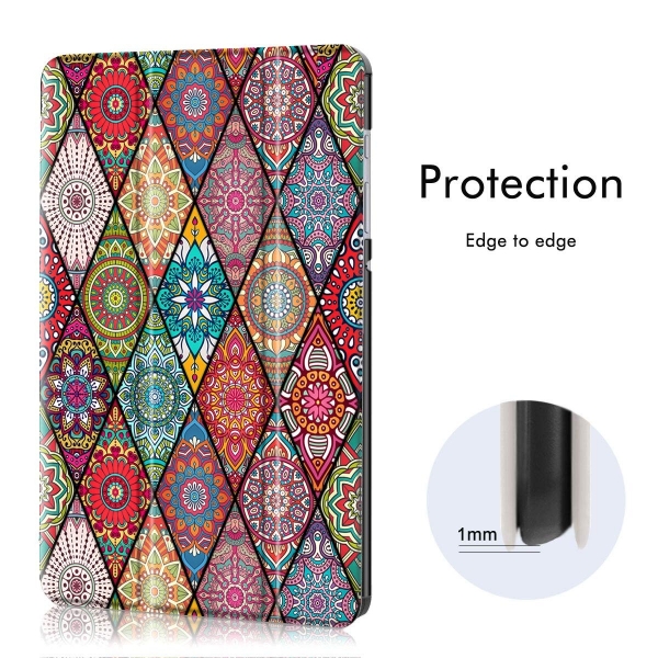 Hocase Samsung Galaxy Tab S6 Klf (10.5 in)-Mandala Flowers