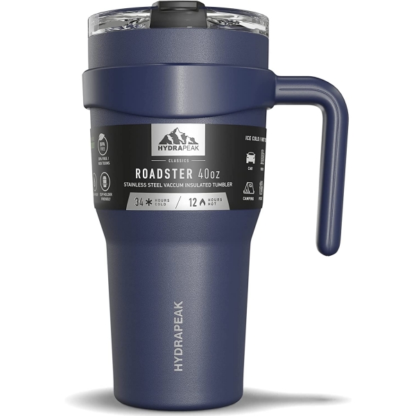 Hydrapeak Roadster Pipetli Paslanmaz �elik Termos (1180ml, Lacivert)