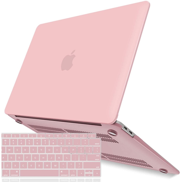 iBenzer MacBook Air Koruyucu Klf (13 in)(M1)-Rose Quartz