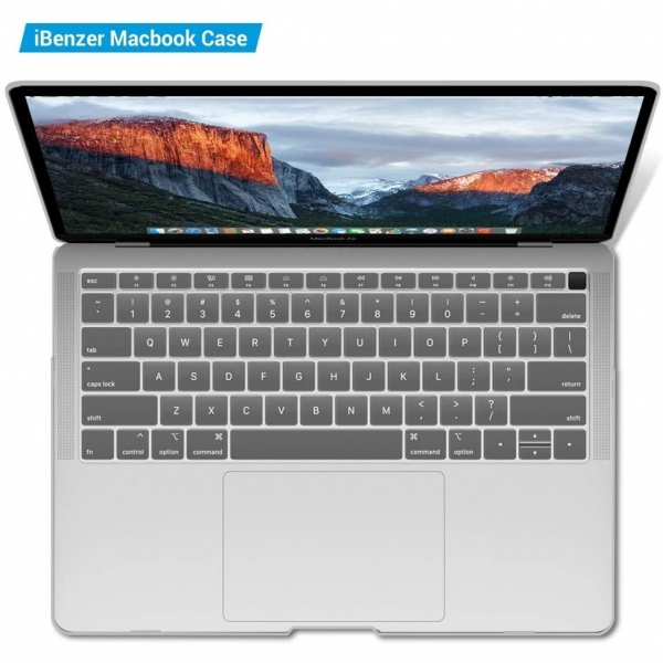 iBenzer MacBook Air Koruyucu Klf (13 in)(M1)-Crystal Clear