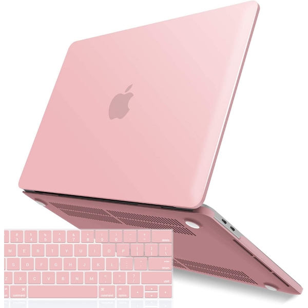 iBenzer MacBook Pro Koruyucu Klf (13 in)(M1)-Rose Quartz