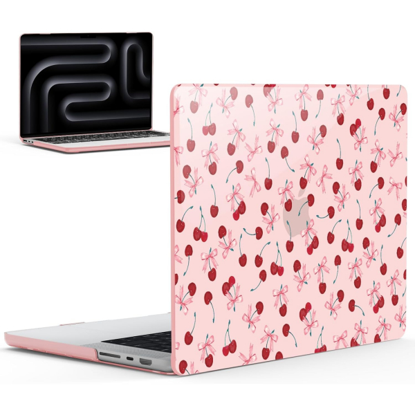 IBENZER MacBook Pro Sert Kabuk Klf (14 in)-Cherry