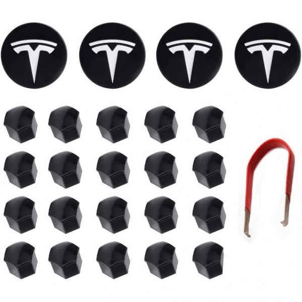 IMOVATION Tesla Model Uyumlu Logolu Tekerlek Kapaklar
