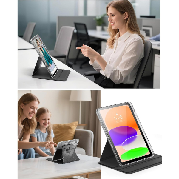 INFILAND iPad A16 Parltl Klf (11 in)-Black 