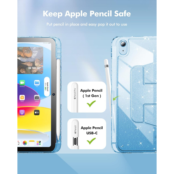 INFILAND iPad A16 Parltl Klf (11 in)-Blue 