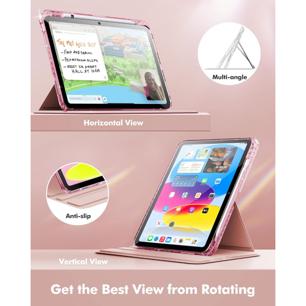 INFILAND iPad A16 Parltl Klf (11 in)-Pink