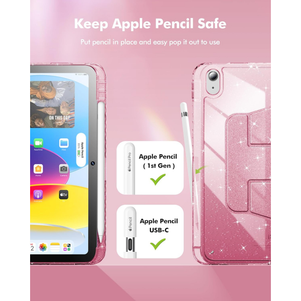 INFILAND iPad A16 Parltl Klf (11 in)-Pink
