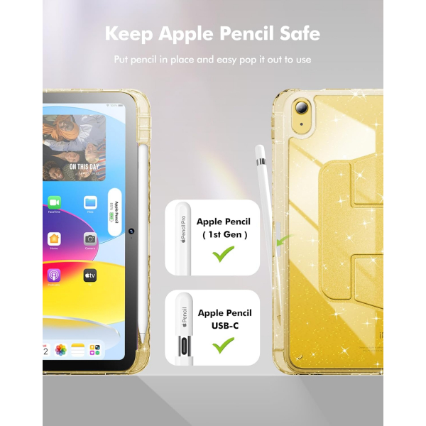 INFILAND iPad A16 Parltl Klf (11 in)-Yellow