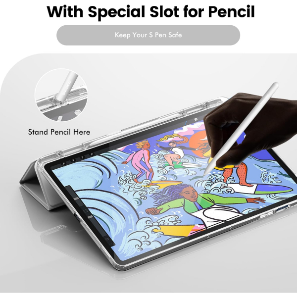 INFILAND Galaxy Tab S10 FE Plus effaf Klf-Silver