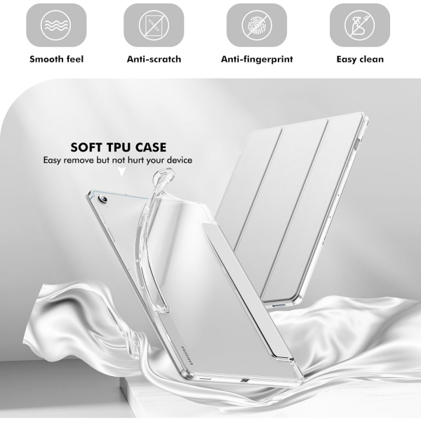 INFILAND Galaxy Tab S10 FE Plus effaf Klf-Silver