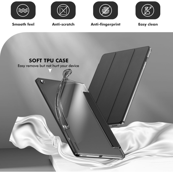 INFILAND Galaxy Tab S10 FE Plus effaf Klf-Grey
