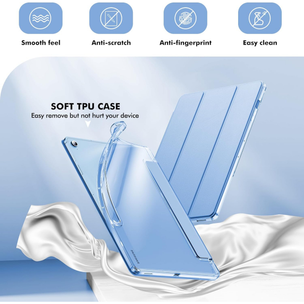 INFILAND Galaxy Tab S10 FE Plus effaf Klf-Blue
