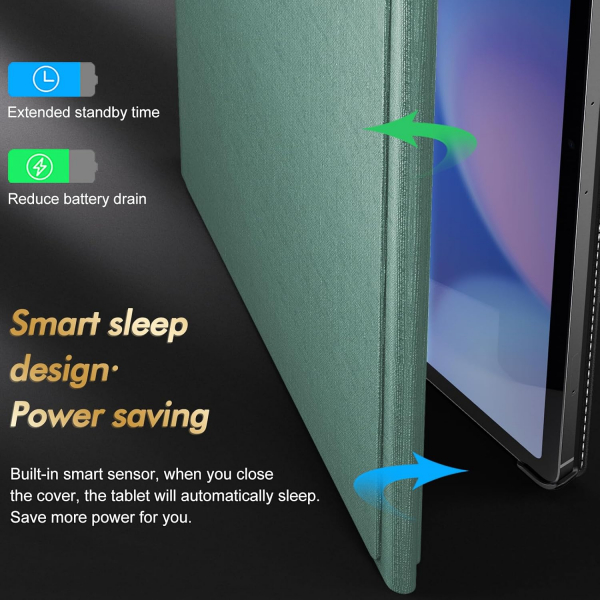 INFILAND Galaxy Tab S10 FE Plus Standl Klf-Mint Green 