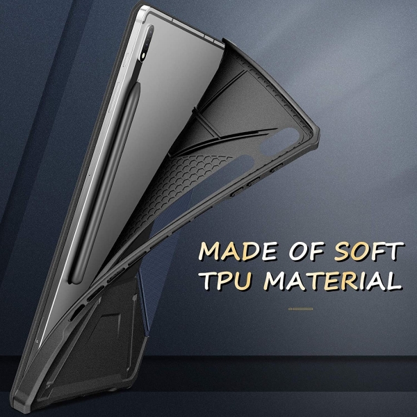 Infiland Galaxy Tab S7 Plus Standl Klf (12.4 in)-Navy