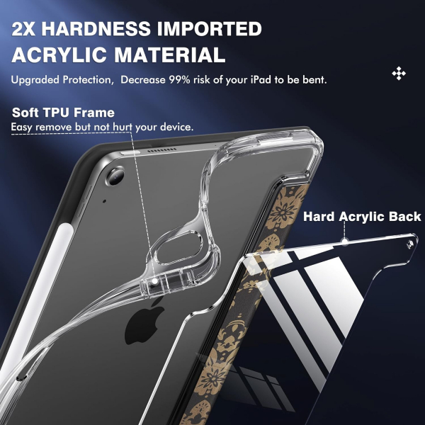 INFILAND Crystal iPad Air M2 Klf (11/10.9 in)-Baroque