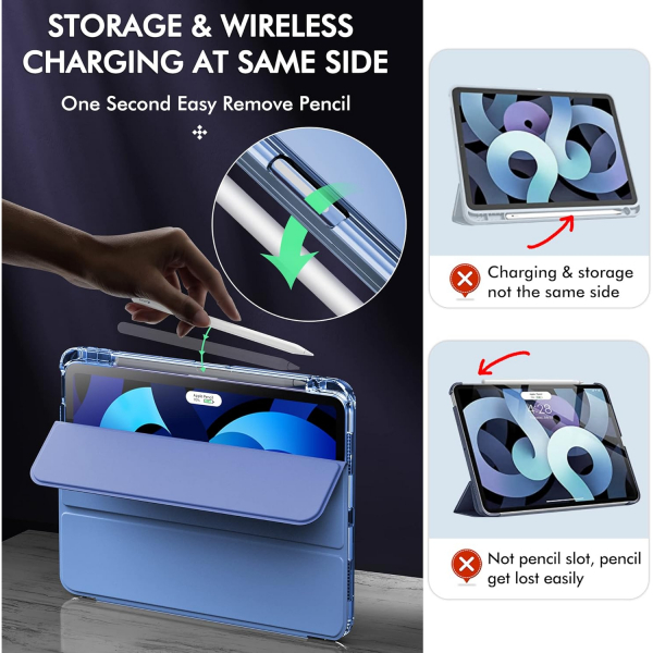INFILAND Crystal iPad Air M2 Klf (11/10.9 in)-Blue