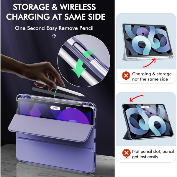 INFILAND Crystal iPad Air M2 Klf (11/10.9 in)-Lavender