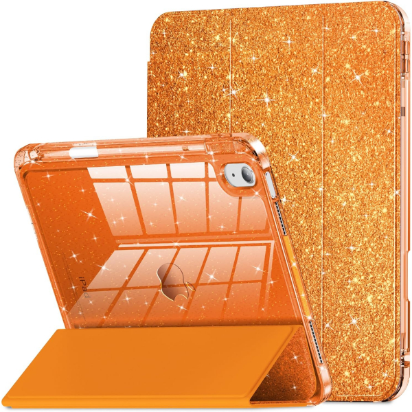 INFILAND Apple iPad A16 Glitter Klf (11/10.9 in)-Orange
