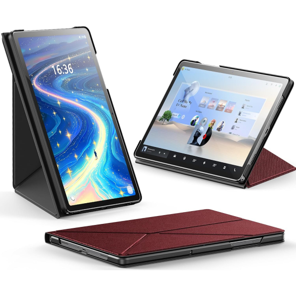 INFILAND Samsung Galaxy Tab A9 Plus Flex Klf-Burgundy 