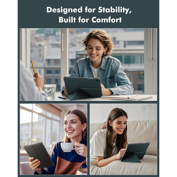 INFILAND Samsung Galaxy Tab A9 Plus Flex Klf-Midnight Green 