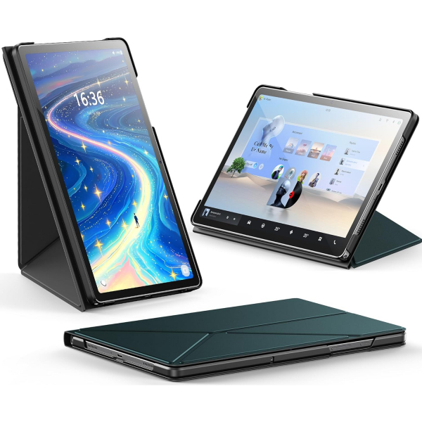 INFILAND Samsung Galaxy Tab A9 Plus Flex Klf-Midnight Green 