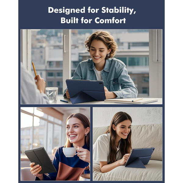 INFILAND Samsung Galaxy Tab A9 Plus Flex Klf-Navy 