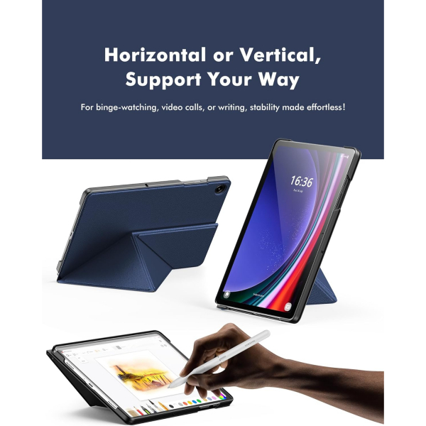 INFILAND Samsung Galaxy Tab A9 Plus Flex Klf-Navy 