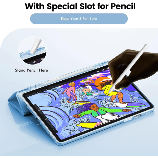INFILAND Samsung Galaxy Tab S10 Lite Slim Klf-Blue