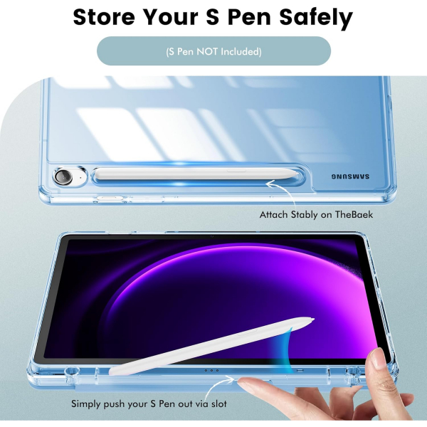 INFILAND Samsung Galaxy Tab S10 Lite Slim Klf-Blue
