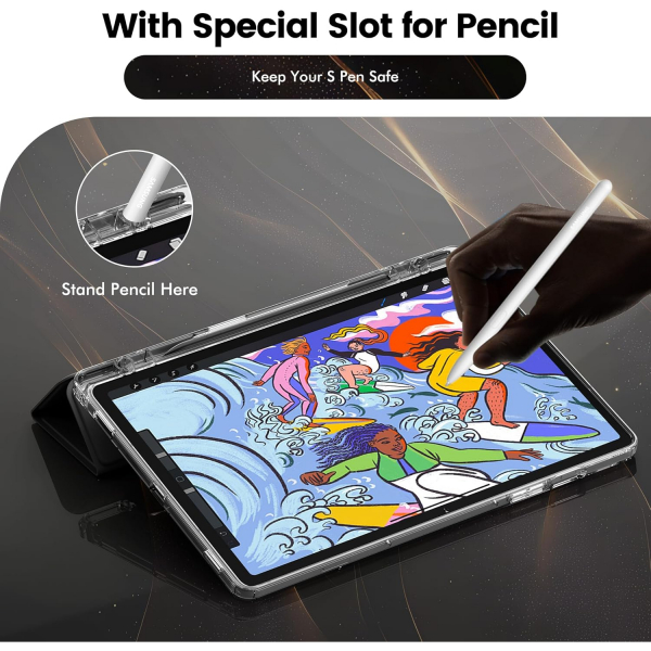 INFILAND Samsung Galaxy Tab S10 Lite Slim Klf-Grey
