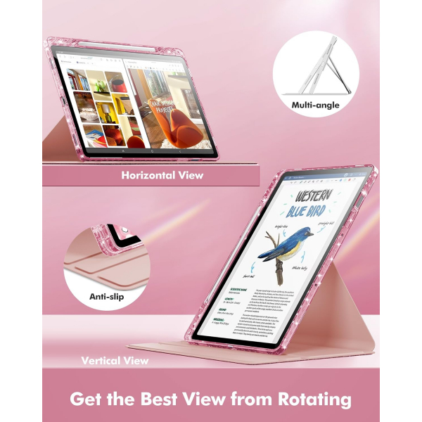 INFILAND Samsung Galaxy Tab S10 Lite Slim Klf-Pink