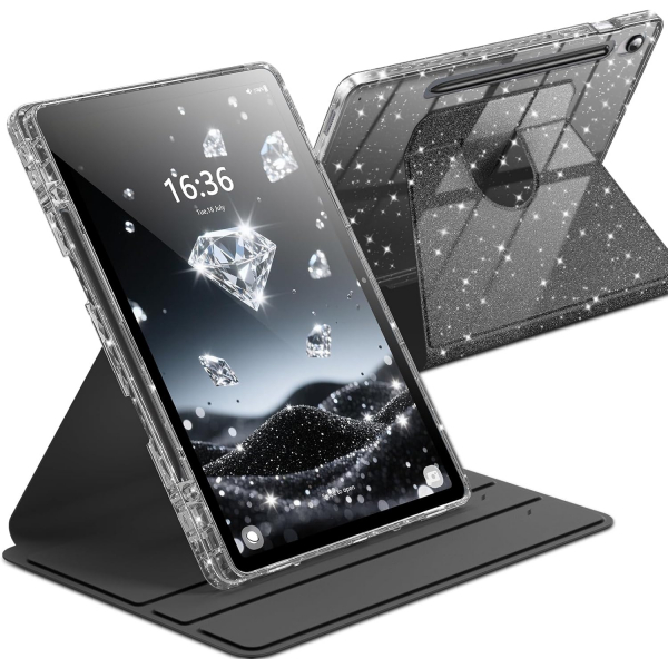 INFILAND Samsung Galaxy Tab S10 Lite Slim Klf-Black