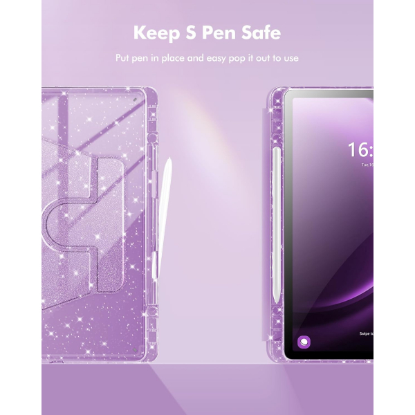 INFILAND Samsung Galaxy Tab S10 Lite Slim Klf-Light Purple