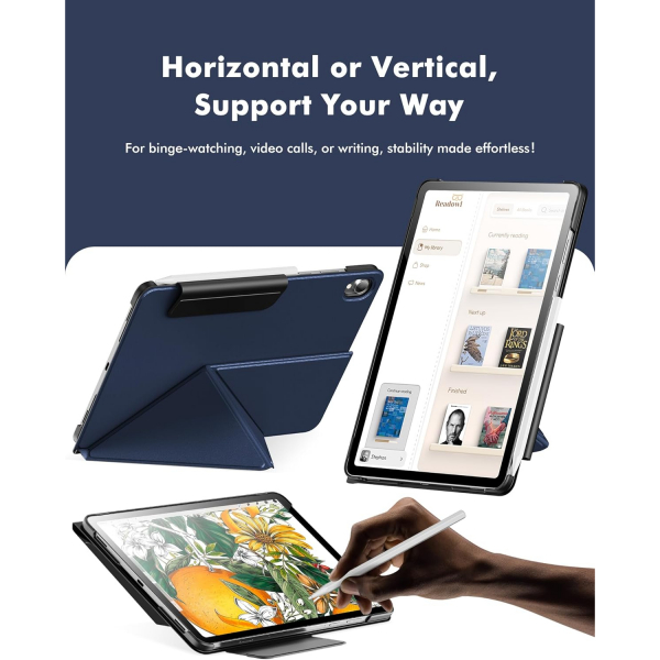 INFILAND Samsung Galaxy Tab S11 Flex Klf-Navy Blue