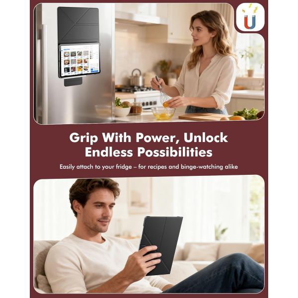 INFILAND Samsung Galaxy Tab S11 Flex Klf-Burgundy