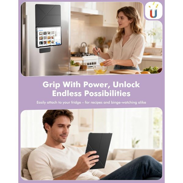 INFILAND Samsung Galaxy Tab S11 Flex Klf-Lilac Purple