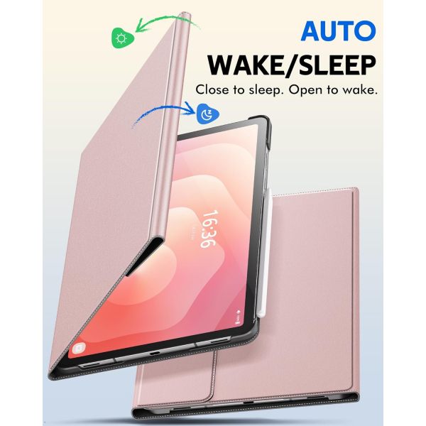 INFILAND Samsung Galaxy Tab S11 Standl Klf-Rose Gold