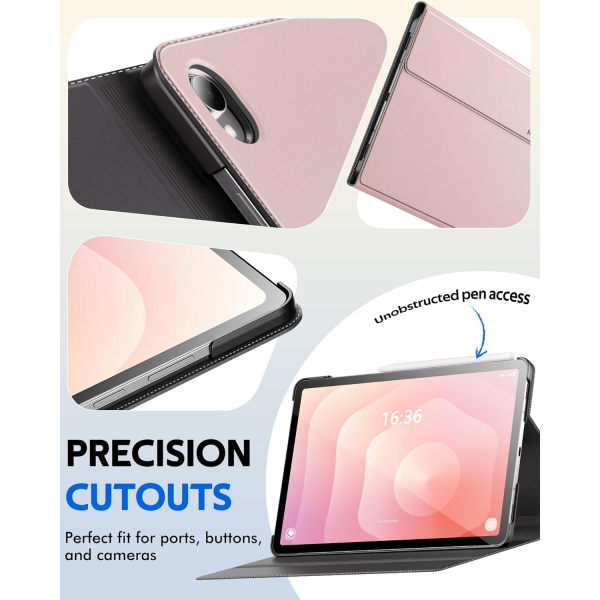 INFILAND Samsung Galaxy Tab S11 Standl Klf-Rose Gold