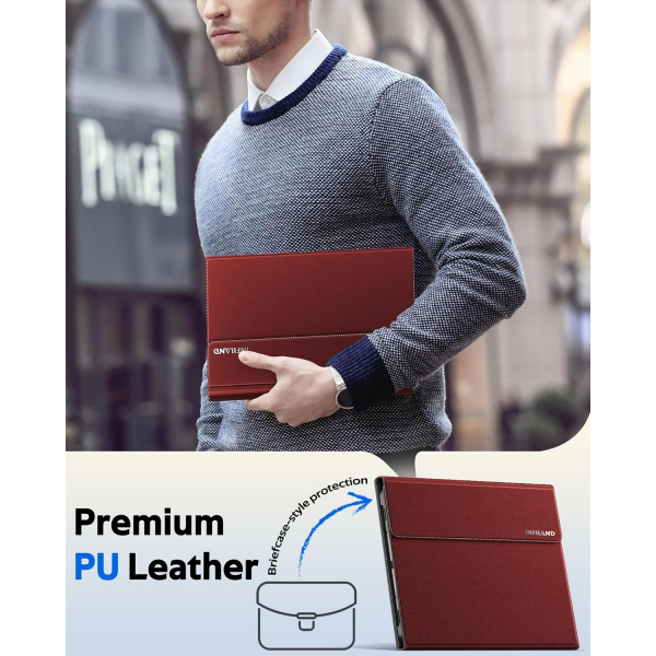 INFILAND Samsung Galaxy Tab S11 Standl Klf-Red
