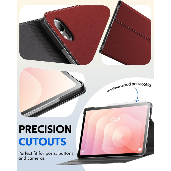 INFILAND Samsung Galaxy Tab S11 Standl Klf-Red