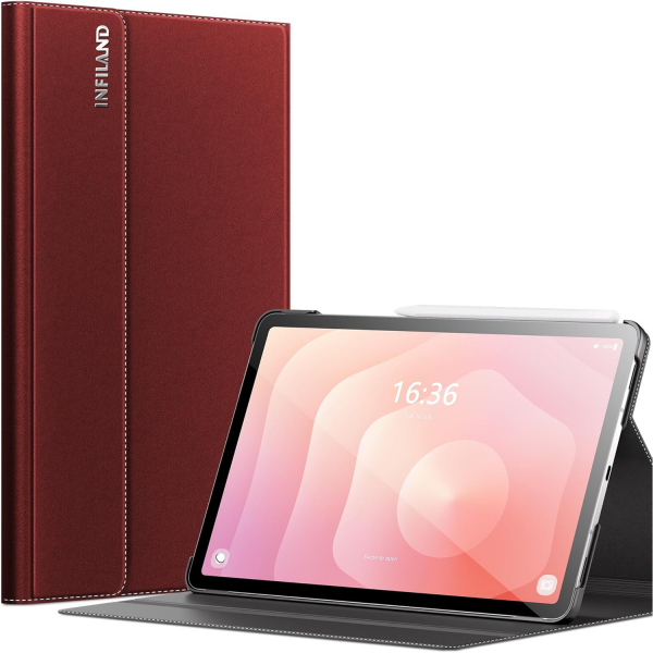 INFILAND Samsung Galaxy Tab S11 Standl Klf-Red