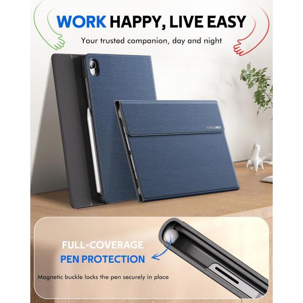 INFILAND Samsung Galaxy Tab S11 Standl Klf-Navy