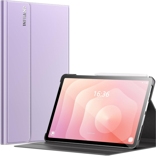 INFILAND Samsung Galaxy Tab S11 Standl Klf-Lilac Purple